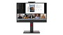 Lenovo Moniteur TIO 22 Gen 5 21.5" FHD IPS (1920 x 1080, 250 cd/m2, 1000:1, 6 ms) avec webcam 1080p, ThinkShutter, haut-parleurs intégrés - HDMI, DisplayPort, USB