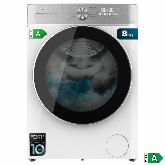 Machine à laver Cecotec Bolero DressCode 8800 Inverter 1400 rpm 8 kg