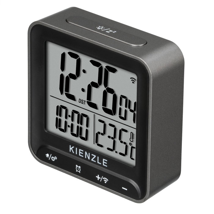KIENZLE Réveil numérique carré radio-piloté KIENZLE Réveil numérique carré radio-piloté