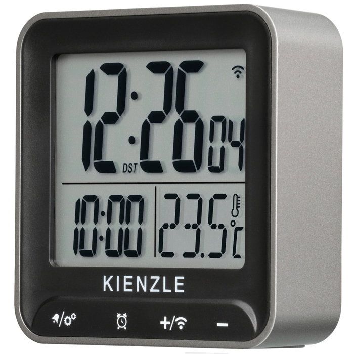 KIENZLE Réveil numérique carré radio-piloté KIENZLE Réveil numérique carré radio-piloté
