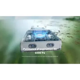 Hutt Robot Lave-Vitre W9 - Puissance d'aspiration 3800 Pa - 4 Buses de pulvérisation - Réservoir d'eau 150 ml - Nettoyage automatique des vitres