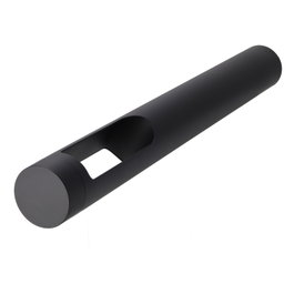 Balise LED extérieure Fredericksburg 90 cm, 10 W, 3000 K, noire
