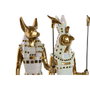 Home ESPRIT Figurine Décorative Oriental Égyptien Blanc et Doré (2 Unités)