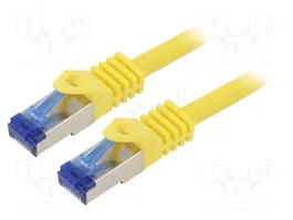LOGILINK Cordon de patch Cat 6a S/FTP RJ45 3m jaune