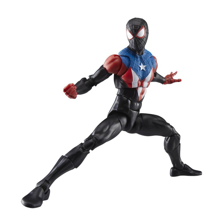 Hasbro Marvel Legends Series Spider-Man Miles Morales Traje Boricua Figure de Action 15 cm avec 5 Accessoires