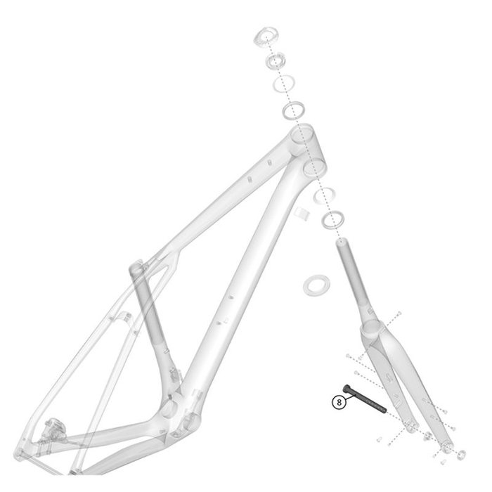 Lapierre Axe travers avant Crosshill E-Bike TA12 x 118 mm Lapierre Axe travers avant Crosshill E-Bike TA12 x 118 mm