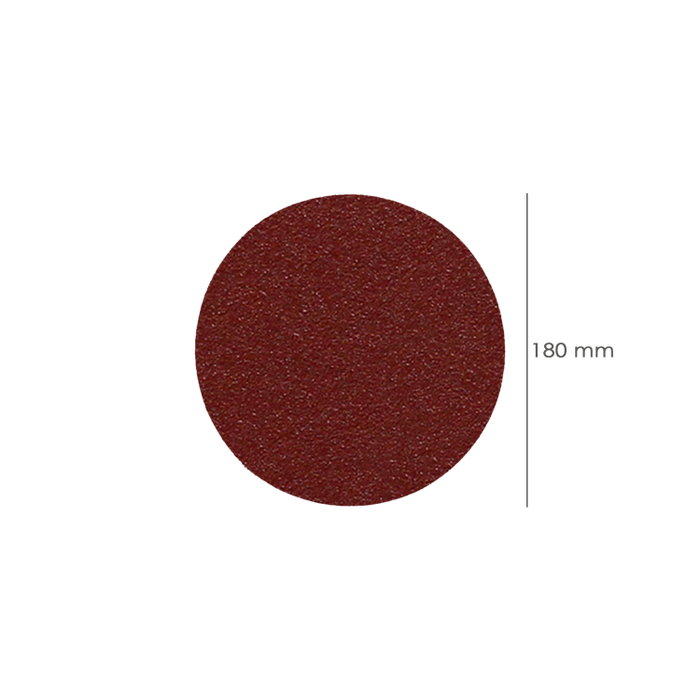 WOLFPACK LINEA PROFESIONAL Disques abrasifs à velcro 180 mm Grain 80 (Lot de 10)