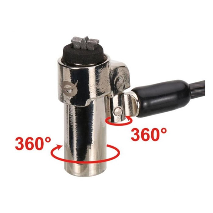 Conceptronic CUSTODIO02BN Câble de Sécurité Nano Lock pour Ordinateur Portable avec Clé, 1,8 m, Noir Conceptronic CUSTODIO02BN Câble de Sécurité Nano Lock pour Ordinateur Portable avec Clé, 1,8 m, Noir
