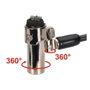 Conceptronic CUSTODIO02BN Câble de Sécurité Nano Lock pour Ordinateur Portable avec Clé, 1,8 m, Noir