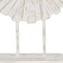 BigBuy Home Figurine Décorative Bague Blanc Beige