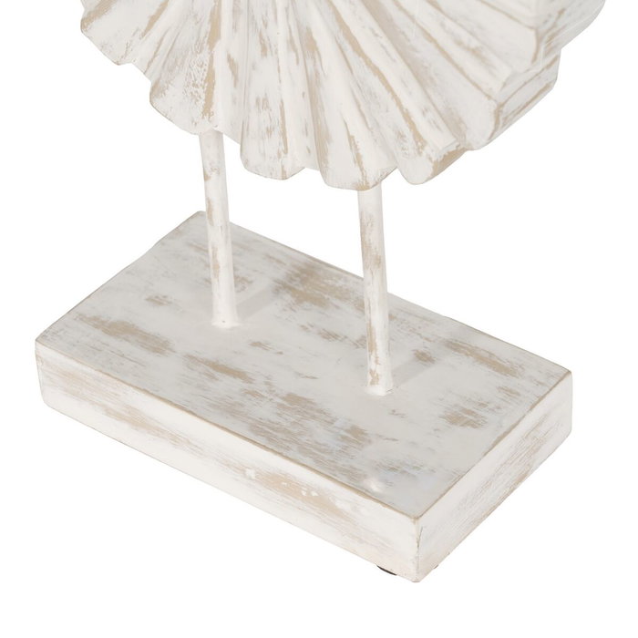 BigBuy Home Figurine Décorative Bague Blanc Beige BigBuy Home Figurine Décorative Bague Blanc Beige