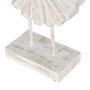 BigBuy Home Figurine Décorative Bague Blanc Beige