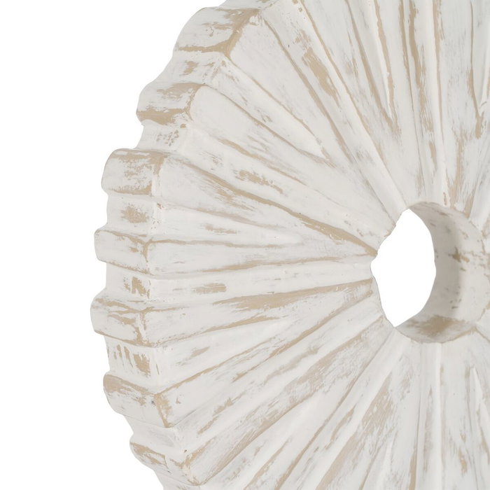 BigBuy Home Figurine Décorative Bague Blanc Beige BigBuy Home Figurine Décorative Bague Blanc Beige