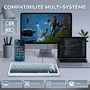 The G-Lab Keyz Elite 300 Clavier Gamer Mécanique TKL 75% Sans Fil RGB