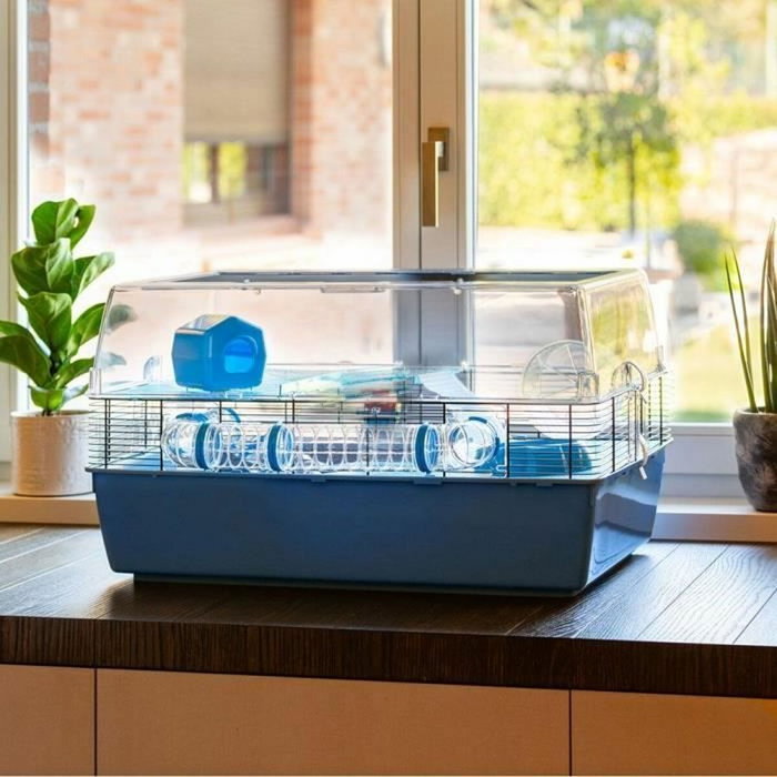 Ferplast Cage DUNA FUN LARGE 3 niveaux Bleu