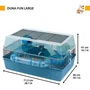 Ferplast Cage DUNA FUN LARGE 3 niveaux 71,5 x 46 x 41 cm Bleu