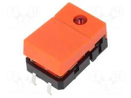 Aratas Commutateur de clavier B3J-2200 orange avec LED