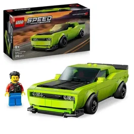 Lego Speed Champions 77237 - Voiture de Sport Dodge Challenger SRT Hellcat - Jouet de Construction pour Enfants à partir de 9 Ans avec Minifigurine