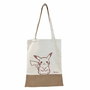 Pokemon Sac shopping réutilisable 40 cm en toile de coton avec motifs - Taille 33x40 cm