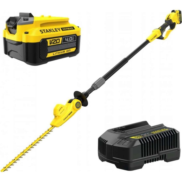 Stanley Fatmax Taille-haie sur perche 18V avec batterie 4Ah et chargeur