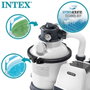 Intex - Filtre à sable électrique pour piscine - 220-240V, 5700 L/h - Pompe de filtration PVC
