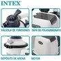 Intex - Filtre à sable électrique pour piscine - 220-240V, 5700 L/h - Pompe de filtration PVC