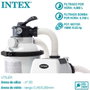Intex - Filtre à sable électrique pour piscine - 220-240V, 5700 L/h - Pompe de filtration PVC