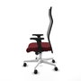 Piqueras y Crespo Albacete Fauteuil de Bureau Bordeaux et Noir