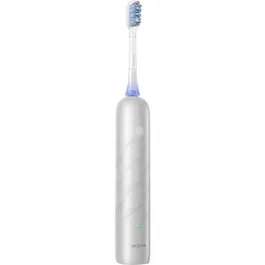 MOVA Fresh Pro Brosse à dents électrique oscillo-rotative à pulsations Silver - Technologie 3DClean, Bluetooth, 3 têtes de brosse, recharge sans fil