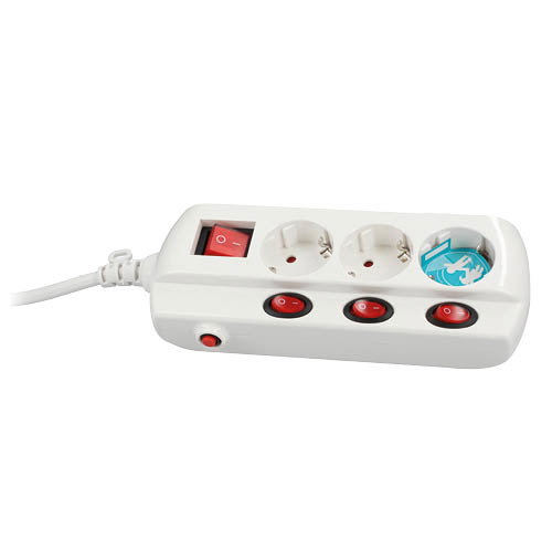 GSC Evolution Multiprise 3 prises avec interrupteurs 1,5 m GSC Evolution Multiprise 3 prises avec interrupteurs 1,5 m