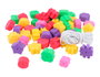 Innspiro Kit de 500 perles en mousse EVA formes et couleurs mixtes avec cordon 3m