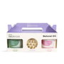 Idc Institute Ensemble de 3 pièces NATURAL OIL avec masseur en bois