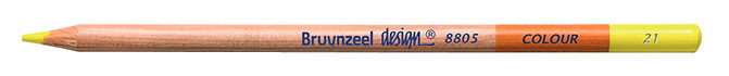 Bruynzeel Design Crayons de couleur jaune citron clair Bruynzeel Design Crayons de couleur jaune citron clair