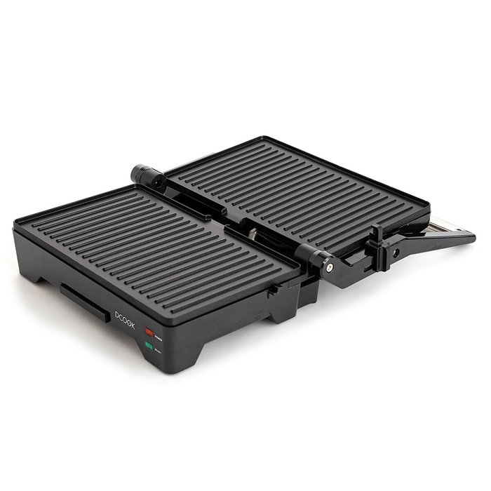 DCook Grill Double Plaque Gallery 1600W Ouverture 180° Acier Inoxydable Argenté Lot de 4 DCook Grill Double Plaque Gallery 1600W Ouverture 180° Acier Inoxydable Argenté Lot de 4