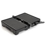 DCook Grill Double Plaque Gallery 1600W Ouverture 180° Acier Inoxydable Argenté Lot de 4