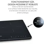 Severin DK1033 Plaque à induction portable double, 2 foyers, surface vitrocéramique 60 x 38 cm, 10 niveaux, minuteur, noir