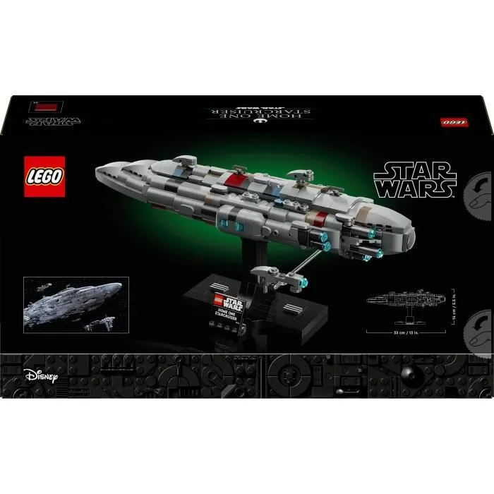 Lego 75405 Star Wars Le Retour du Jedi - Maquette pour adulte Home One Starcruiser, 559 pièces avec présentoir, Construction avec appli LEGO Builder