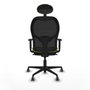 Piqueras y Crespo Chaise de Bureau avec Appui-tête 1D036G1 Vert