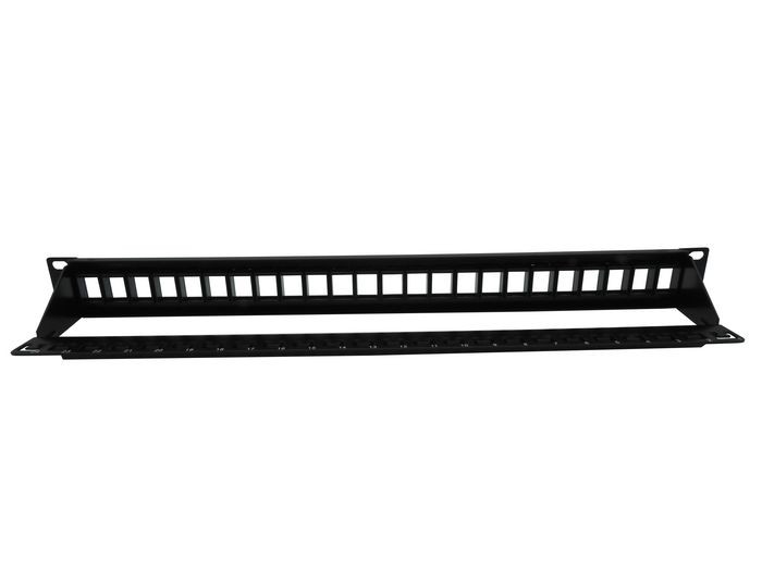 Lanview Panneau de brassage 24 ports CAT6, RJ45, non blindé, rack 19", conforme normes EIA/TIA