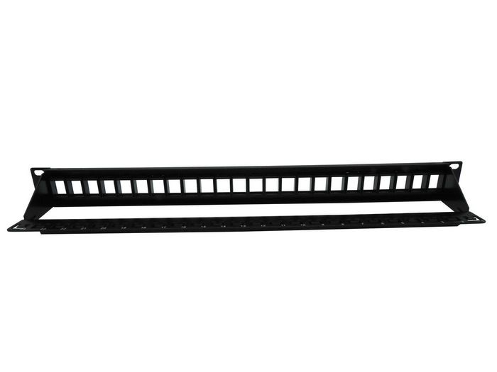 Lanview Panneau de brassage 24 ports CAT6, RJ45, non blindé, rack 19", conforme normes EIA/TIA