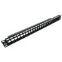 Lanview Panneau de brassage 24 ports CAT6, RJ45, non blindé, rack 19", conforme normes EIA/TIA