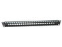 Lanview Panneau de brassage 24 ports CAT6, RJ45, non blindé, rack 19", conforme normes EIA/TIA