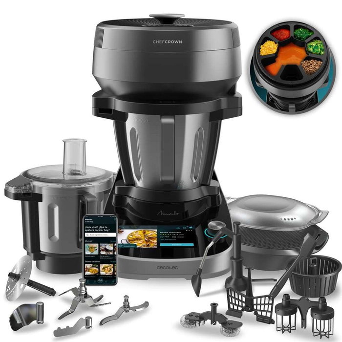 Robot de Cuisine Multifonction Cecotec Mambo CooKing Total Gourmet 2200 W 4,5 L