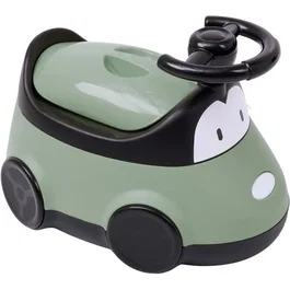 Thermobaby - Pot d'apprentissage Ludique Voiture avec Cuvette Amovible - Couvercle Anti-odeurs - Ergonomique pour Enfant