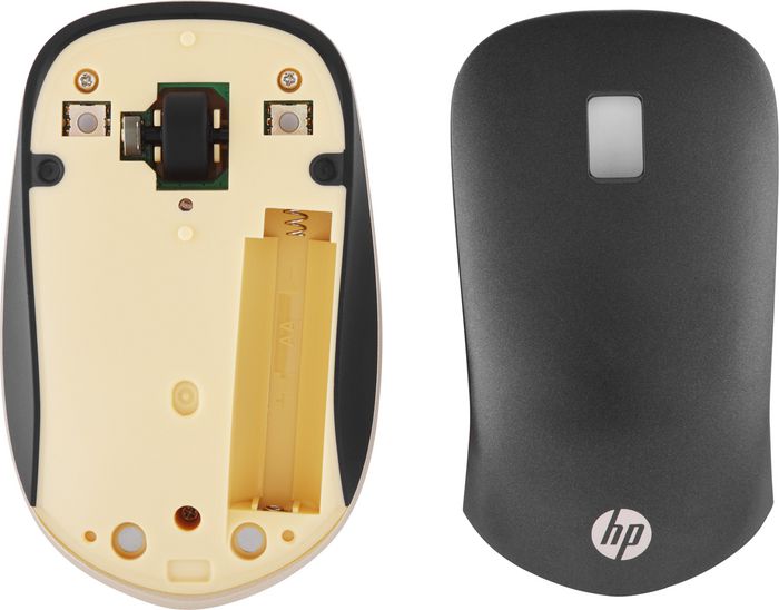 HP 410 Souris Bluetooth ultra-plate Argent - Compatible Chromebook, capteur multisurface, autonomie 12 mois