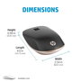 HP 410 Souris Bluetooth ultra-plate Argent - Compatible Chromebook, capteur multisurface, autonomie 12 mois