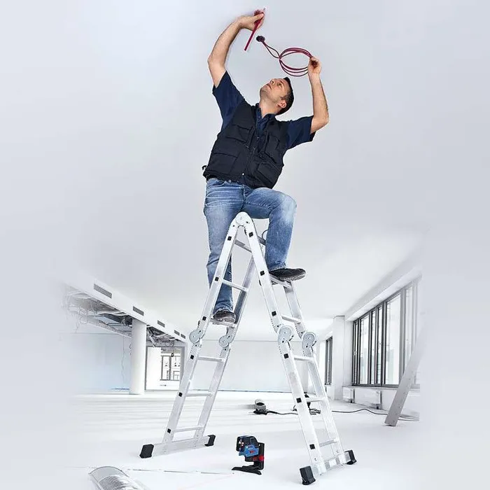 Bosch Laser points GCL 25 Professional + trépied BS150 - 0601066B01 - Niveleur laser 3 points pour mise à niveau et report longue distance