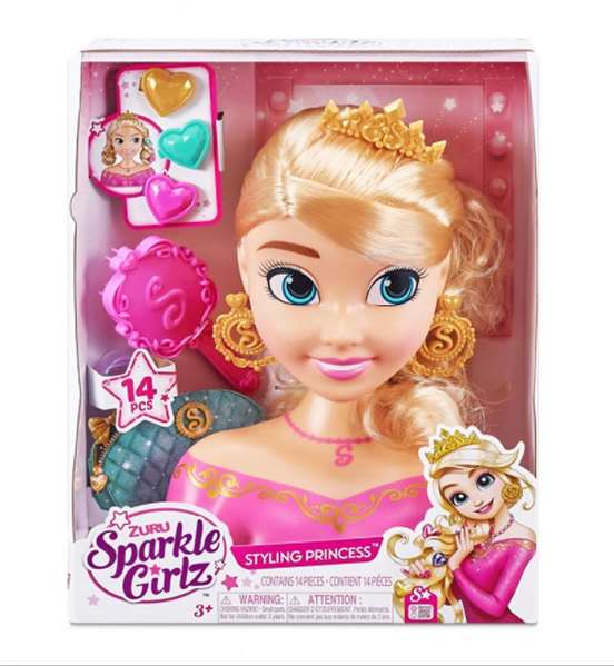 Zuru Poupée à coiffer Sparkle Girlz 23 cm avec 14 accessoires Zuru Poupée à coiffer Sparkle Girlz 23 cm avec 14 accessoires