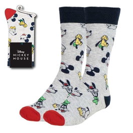 Cerdá Chaussettes Mickey T3845, uni, pour pointures 38 à 45