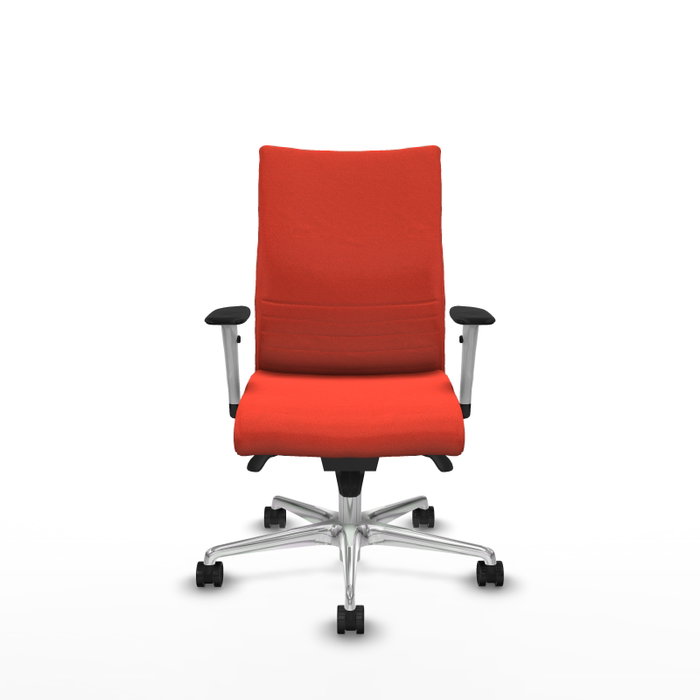 Piqueras Y Crespo Albacete Confidente - Chaise de bureau orange foncé avec mécanisme synchrone